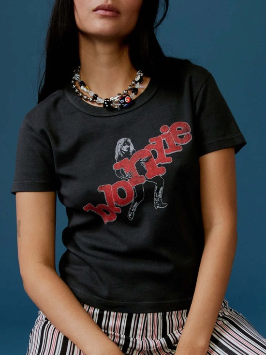 Daydreamer Tops - Daydreamer Blondie Shrunken Baby Tee